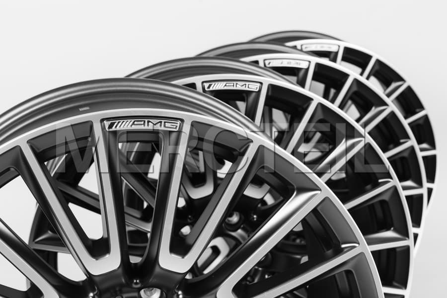 G63 AMG Forged Wheel Set 22 Inch Black 10 Double Spokes G-Class