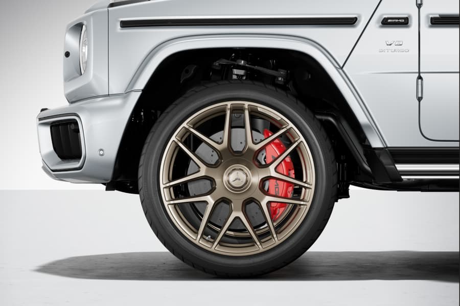 G63 AMG MANUFAKTUR Tech Gold Forged Wheels R22 G Class W465