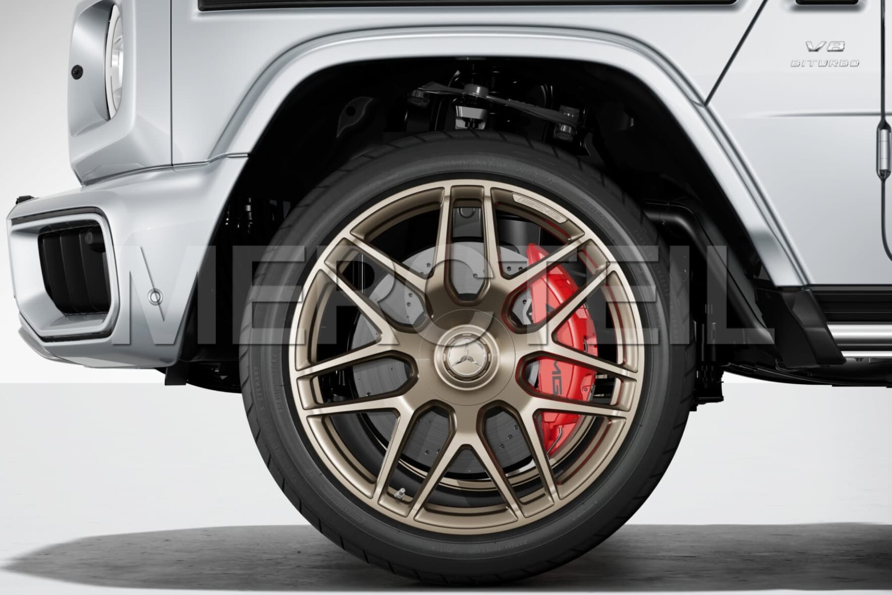 G63 AMG Red Brake Calipers Conversion Kit W465 Genuine Mercedes AMG
