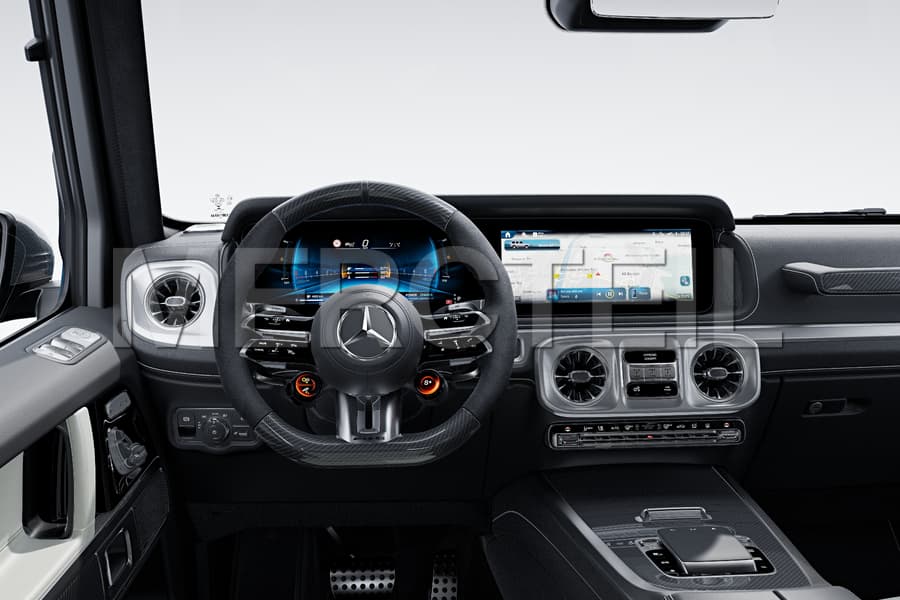 G63 AMG Lenkrad Carbonfaser Microcut Mikrofaser W463A W465 Original Mercedes-AMG preview 0