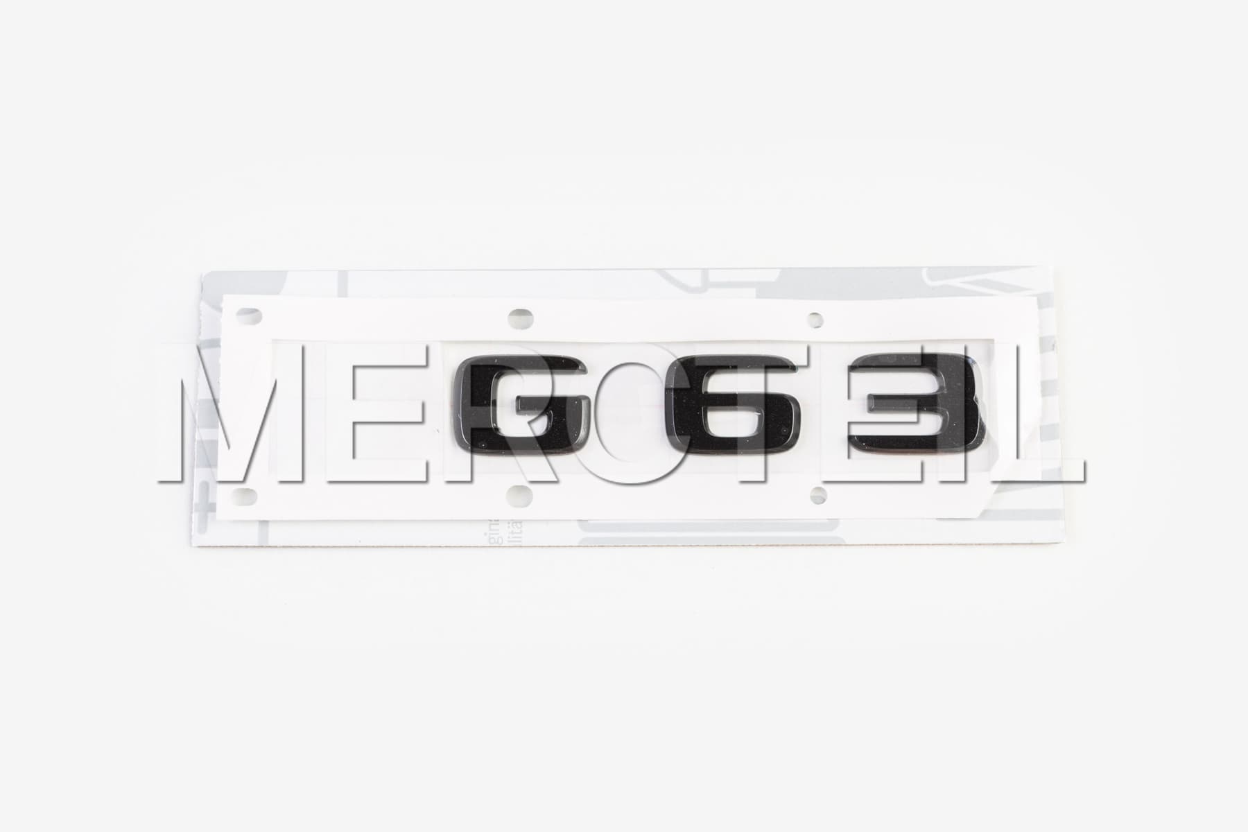 G63 Black Logo Adhesive Label W463A Genuine Mercedes AMG (part number: A4638175200)