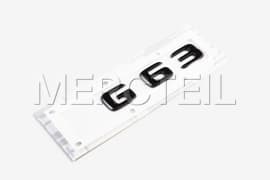G63 Black Logo Adhesive Label W463A Genuine Mercedes AMG