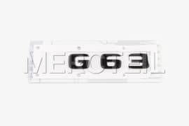 G63 Black Logo Adhesive Label W463A Genuine Mercedes AMG (part number: A4638175200)