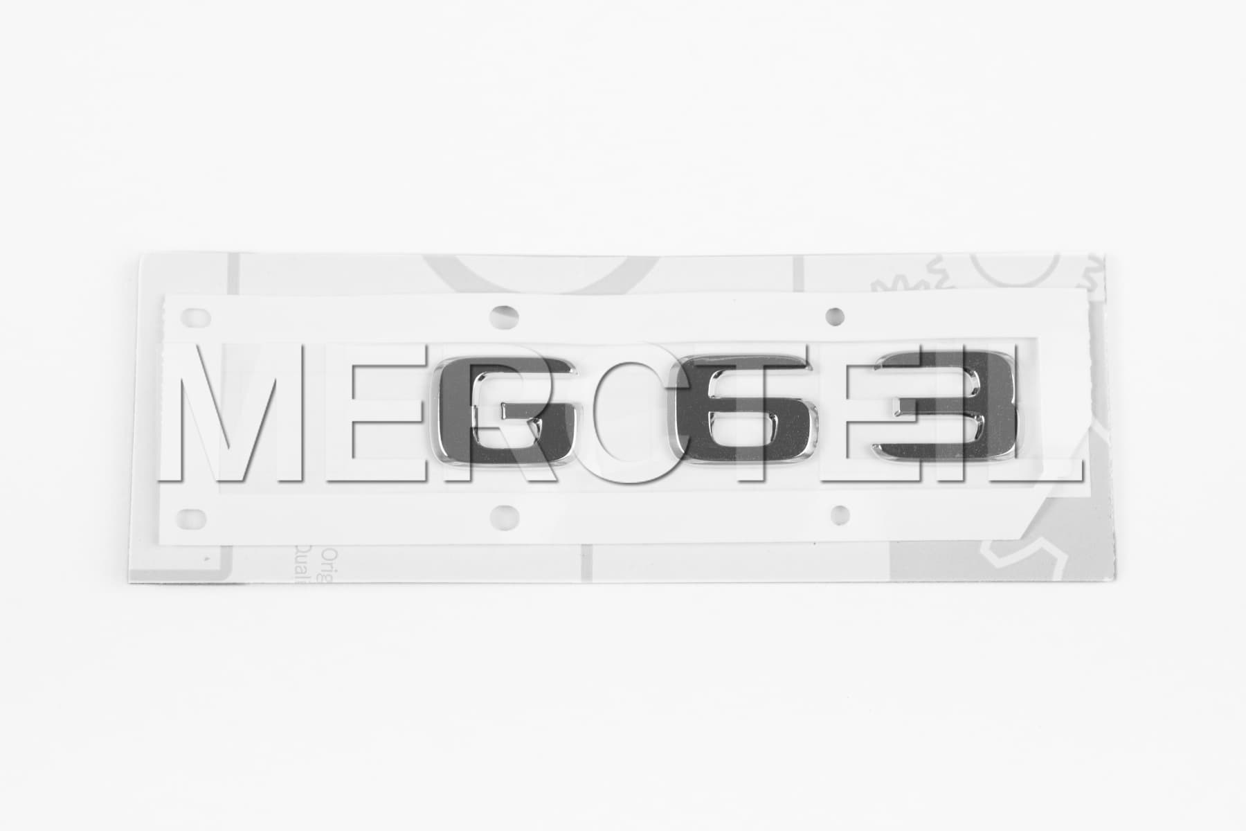 G63 Chrome Logo Adhesive Label W463A Genuine Mercedes AMG (part number: A4638172300)