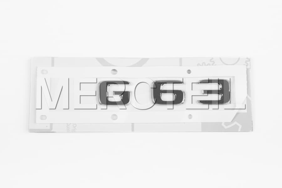 G63 Chrome Logo Adhesive Label W463A W465 Genuine Mercedes AMG preview 0