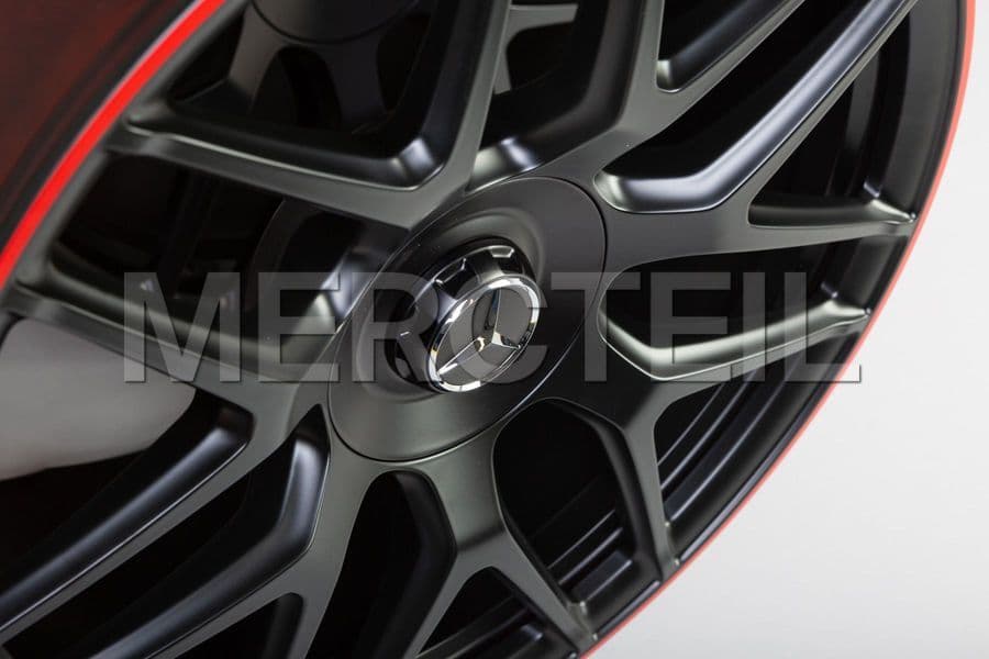 G-Class AMG Dull Black Center Wheel Hubcaps 463A Genuine Mercedes-AMG  A0004004300289283