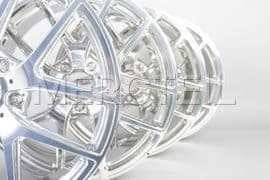G65 AMG Forged Chrome Wheels 21 Inch Genuine Mercedes-AMG (part number A46340104007X15)