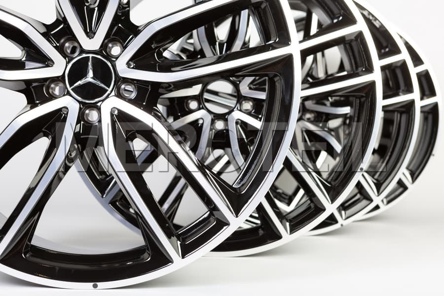 AMG G-Class R20 Alloy Rims Set 5 Double-Spoke Black 463A Genuine ...