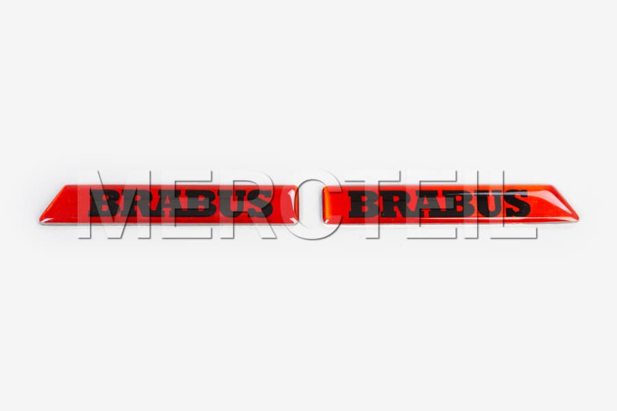 G Class BRABUS Logo Red / Black Fender Badge Emblems Kit W463A Genuine BRABUS preview 0