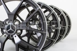 G Forged Wheels Edition 463 Black Matte W463 Genuine Mercedes AMG (part number: A46340104007X71)