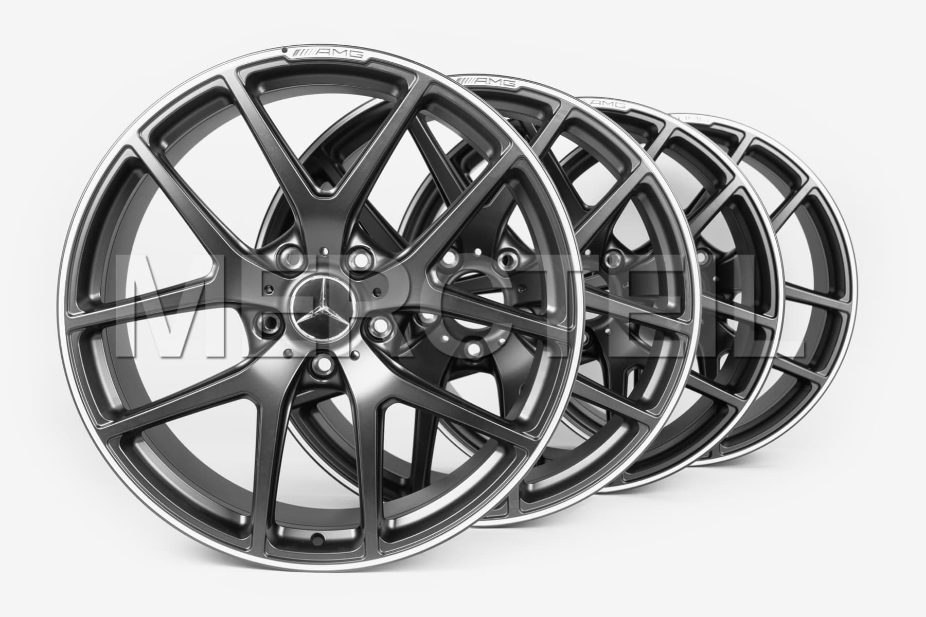 G Forged Wheels Edition 463 Black Matte W463 Genuine Mercedes AMG (part number: A46340104007X71)