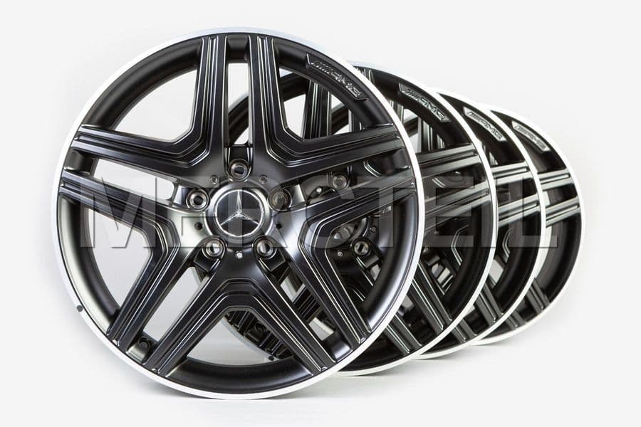 G Wagon AMG Black Matte Wheels W463 Genuine Mercedes AMG preview 0