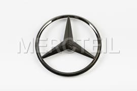 GLB-Class Trunk Star Badge - Black Night Package X247 Genuine Mercedes-AMG (Part number: A2478179000)
