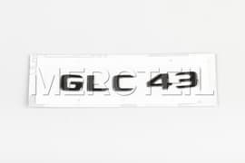 GLC 43 AMG Schwarzes Beschriftungs-Logo Klebeetikett X254 Original Mercedes-AMG A2548173800