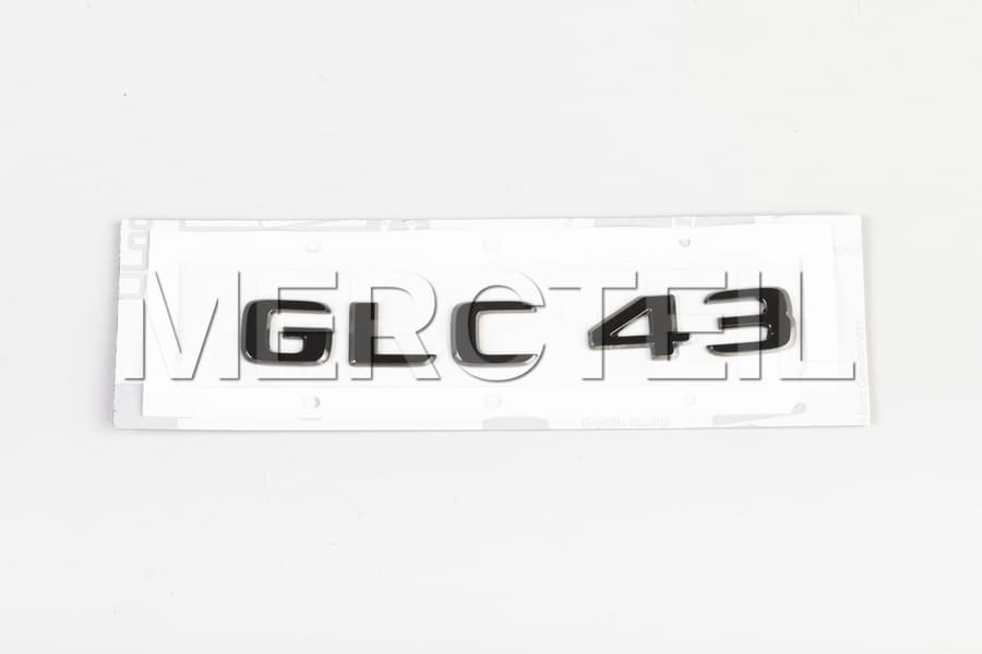 GLC43 Schwarzes Beschriftungs-Logo Klebeetikett X254 Original Mercedes AMG preview 0