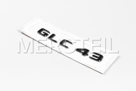 GLC 43 AMG Schwarzes Beschriftungs-Logo Klebeetikett X254 Original Mercedes-AMG A2548173800