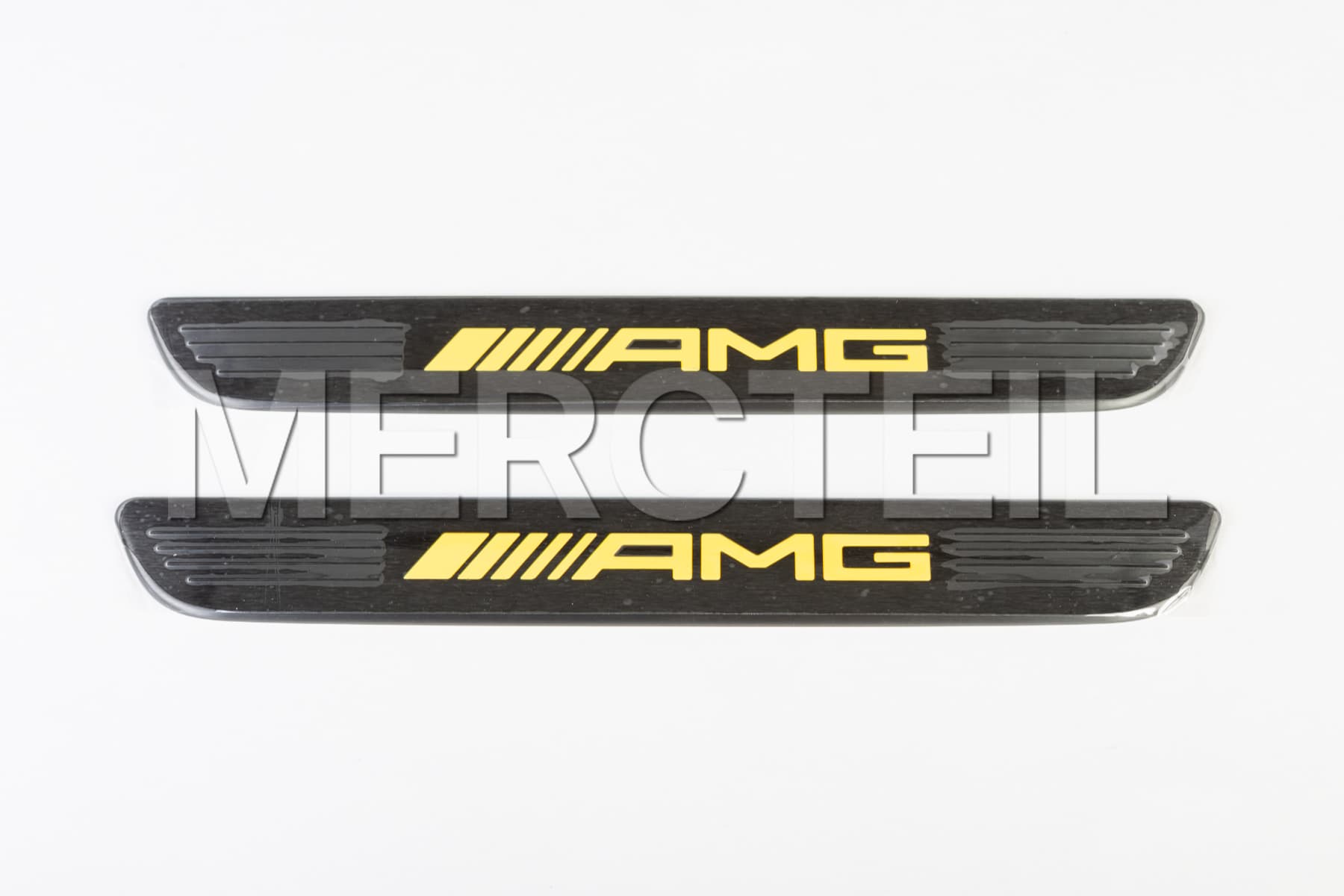 GLC Class Exchangeable AMG Covers for Illuminated Door Sills Genuine Mercedes AMG (part number: A2056862300)