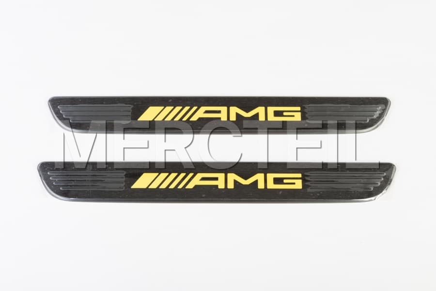GLC Class Exchangeable AMG Covers for Illuminated Door Sills Genuine Mercedes AMG preview 0