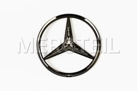 GLC-Class SUV Trunk Star Badge - Black Night Package X254 Genuine Mercedes-AMG (Part number: A2548173400)