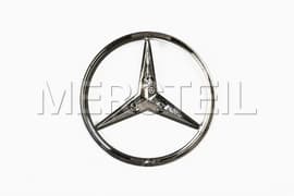 GLC-Klasse SUV Kofferraum-Stern-Emblem - Black Night Paket X254 Original Mercedes-AMG (Teilenummer: A2548173400)