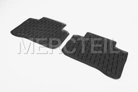 GLC / EQC Rear Rubber Floor Mats Set X/C253 N293 Genuine Mercedes-Benz (Part number: A25368041059G33)