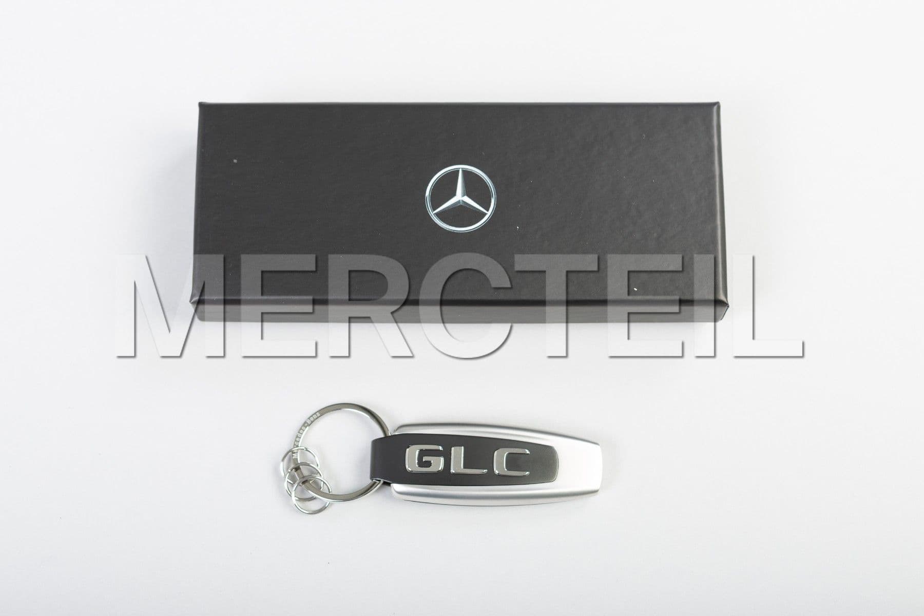 【5 Farben】 Z.MYUKI GLC 300 Schlüsselhülle mit Schlüsselanhänger für  Mercedes Benz GLC X254 2022 2023 Zubehör Original (Schwarz)