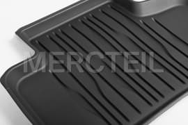 GLC Rubber Floor Mats Rear Dynamic Lines C254/X254 Genuine Mercedes-Benz A25468014049051