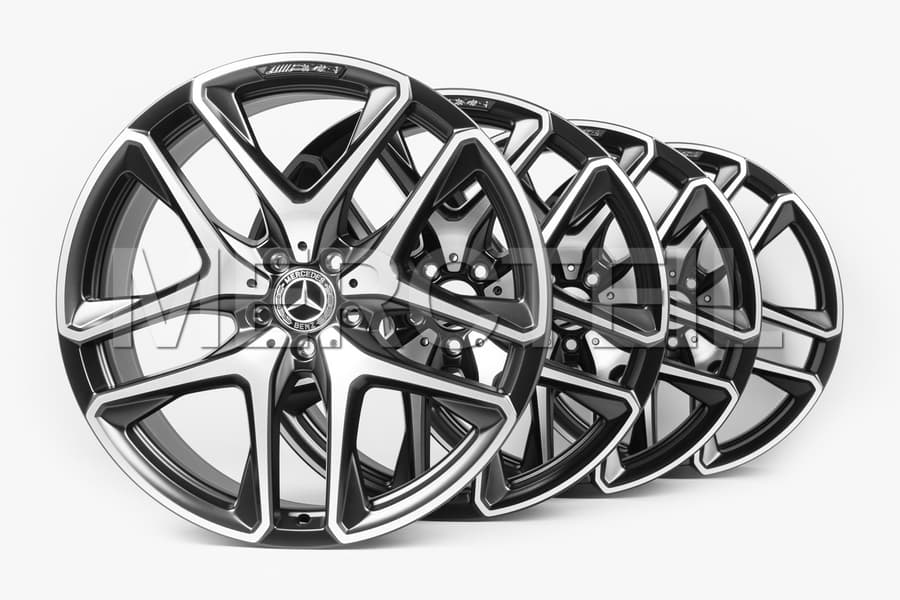 GLE53 AMG 5 Double Spoke Alloy Wheels 21 Inch Genuine Mercedes AMG preview 0