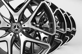 GLE63 AMG 5 Double Spoke Alloy Wheels 21 Inch Genuine Mercedes AMG (part number: A16740142007X36)