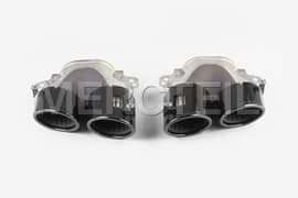GLE 53 AMG SUV Black Exhaust Tips Genuine Mercedes AMG (part number: 	
A1674908903)