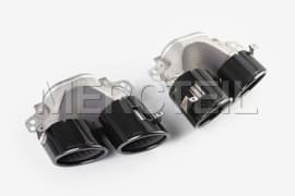 GLE 53 AMG SUV Black Exhaust Tips Genuine Mercedes AMG (part number: 	
A1674908903)