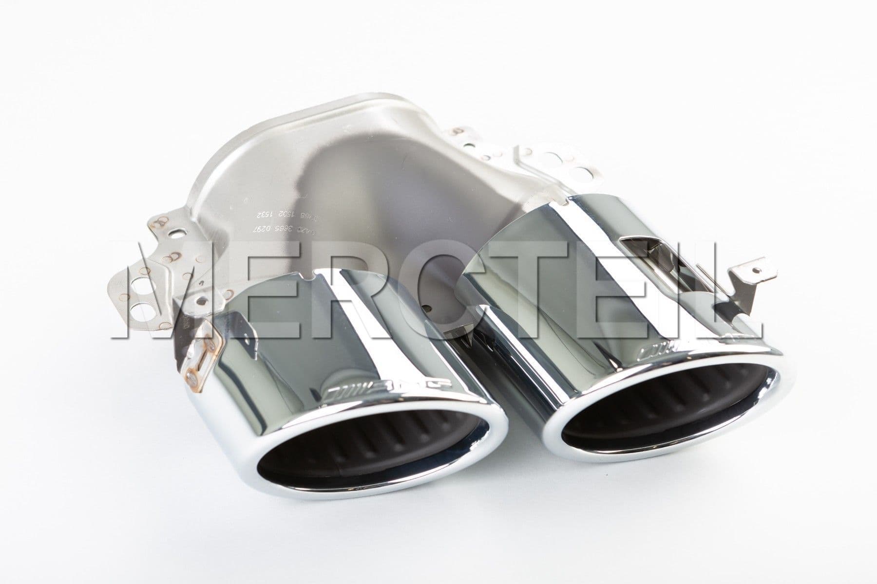 GLE 53 AMG SUV Chrome Exhaust Tips Genuine Mercedes AMG (part number A1674908703)