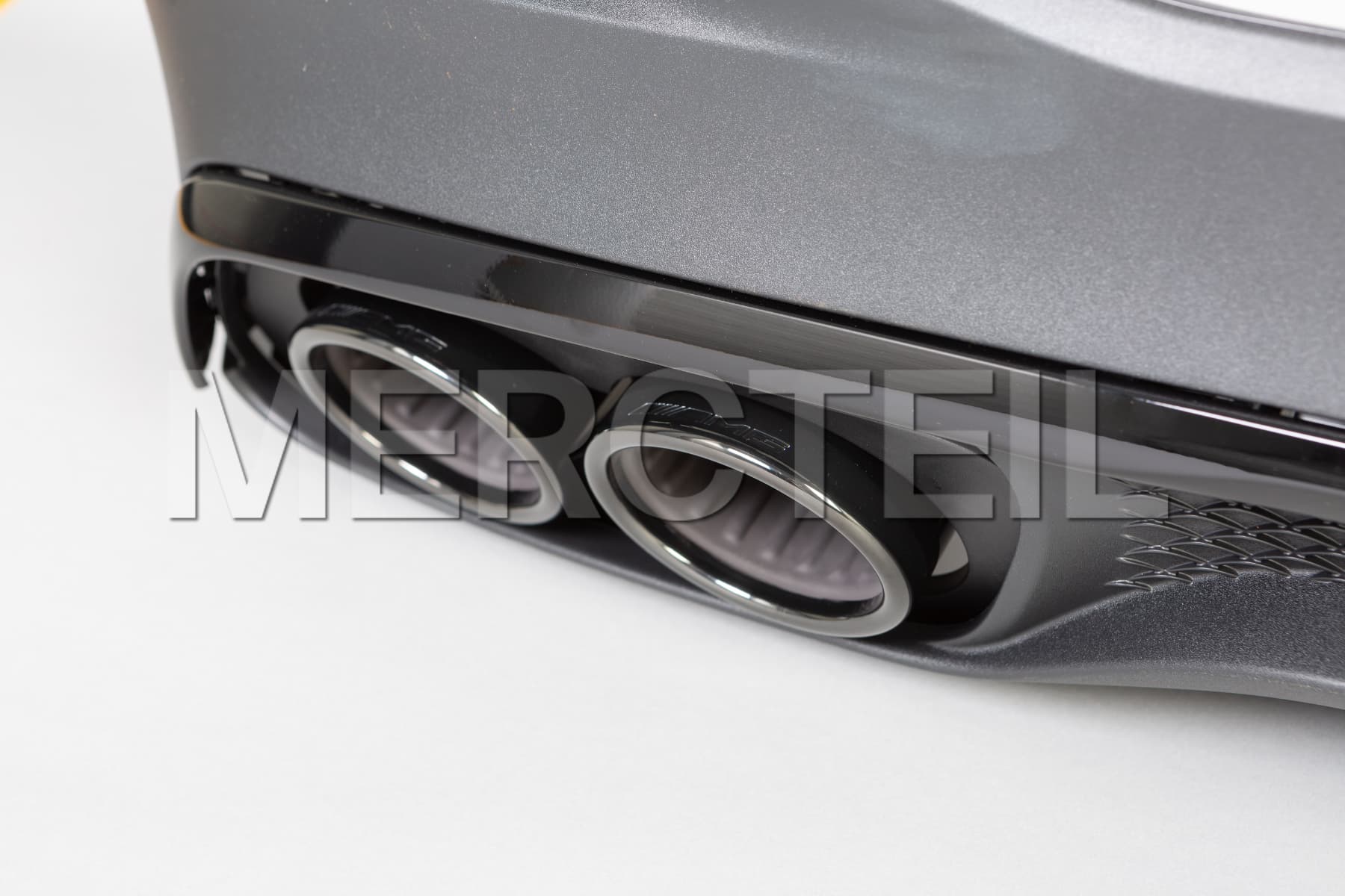 Diffusor GLE53 AMG Optik mit Auspuffblenden Schwarz Mercedes GLE W167 SUV