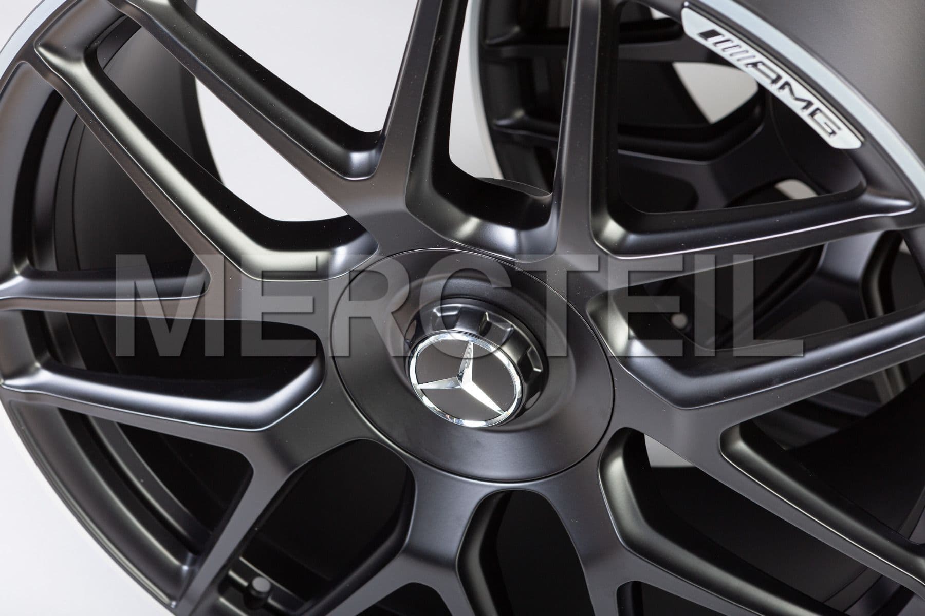 GLE 63 AMG Black Forged Wheels V167 Genuine Mercedes AMG (part number:  A16740145007X71)
