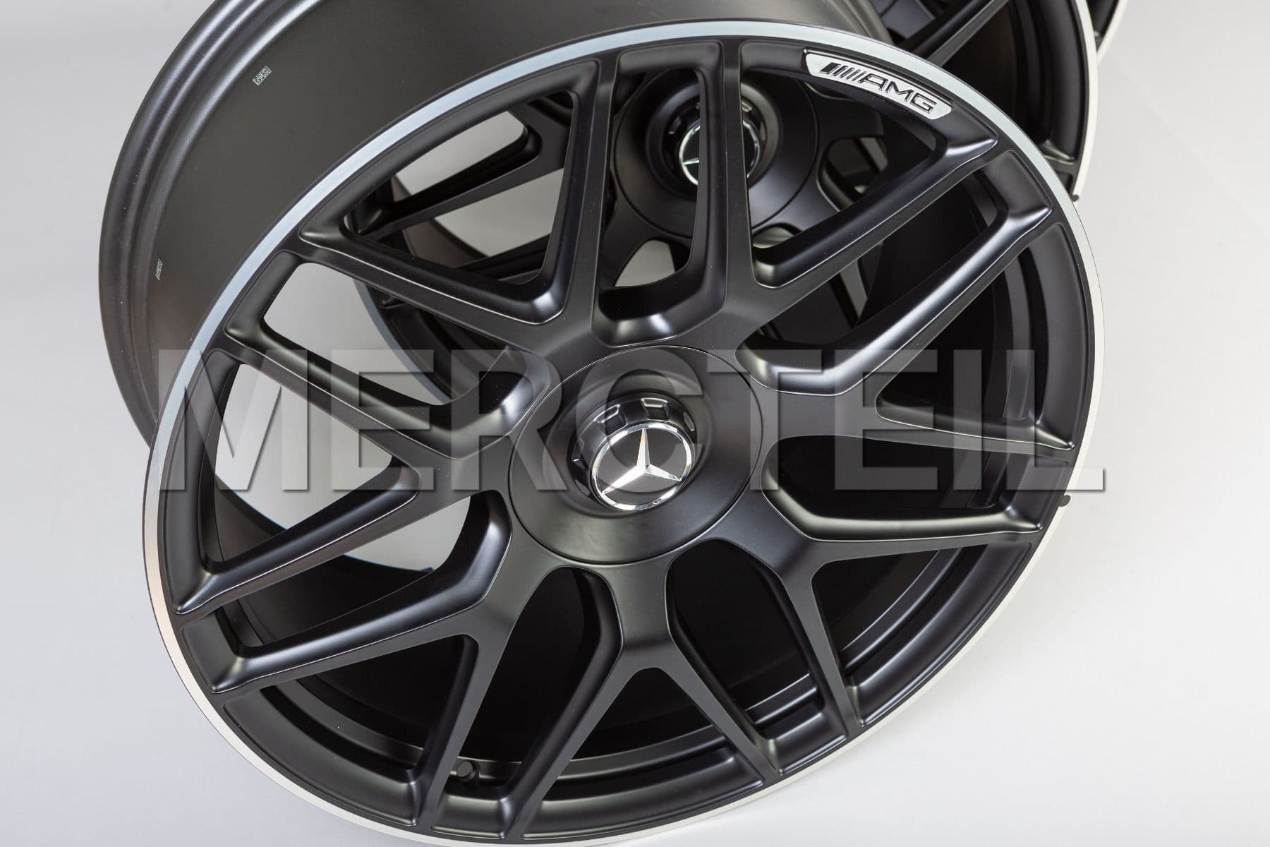 GLE 63 AMG Black Forged Wheels V167 Genuine Mercedes AMG (part number:  A16740144007X71)
