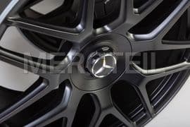 GLE 63 AMG Black Forged Wheels V167 Genuine Mercedes AMG (part number:  A16740144007X71)