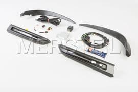 GLE BRABUS Front Fascia Inserts with LED DRL Genuine BRABUS (part number: 167-240-00)