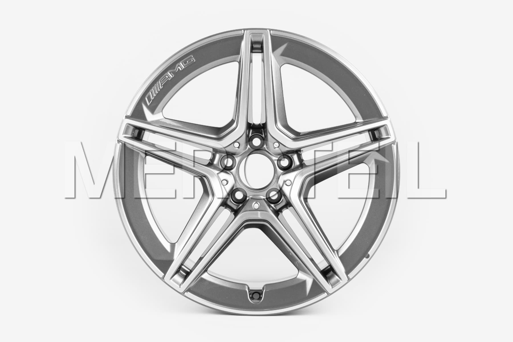 AMG GLE-Class 20 Inch 5-Double-Spoke Tremolit Alloy Wheels Set 167 Genuine Mercedes-AMG (Part number: A16740132007X44)