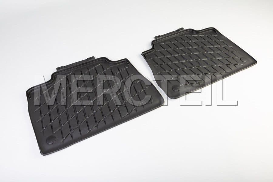 GLEClass Coupe Rear Rubber Floor Mats 167 Genuine MercedesBenz A16768069069G33