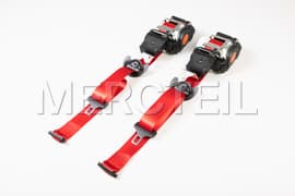 GLE & GLS AMG Red Seat Belts V167 X167 Genuine Mercedes AMG (part number: A16786017023D53)