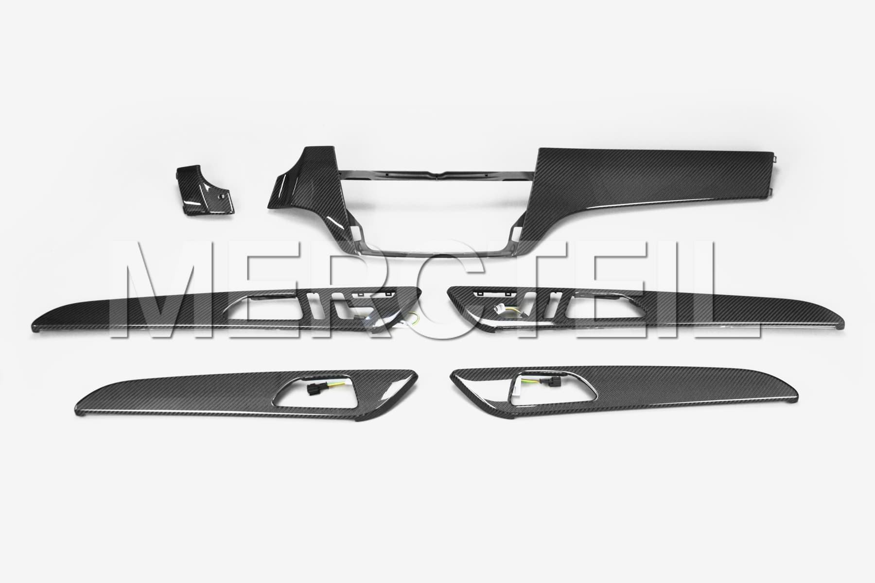 GLE Coupe Carbon Fiber Interior Trims C292 Genuine Mercedes-Benz (part number: A1666809901)
