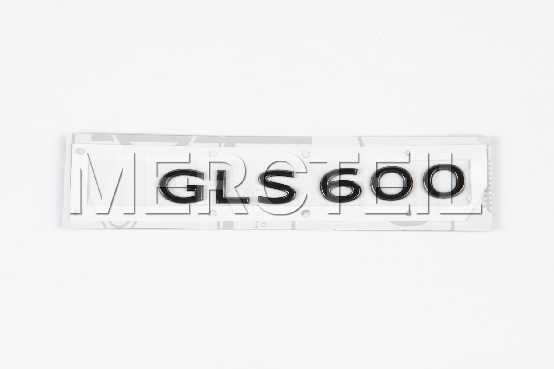 GLS600 Lettering Logo Night Series Black Dark Chrome Adhesive Label X167 Genuine Mercedes-Benz A1678172301