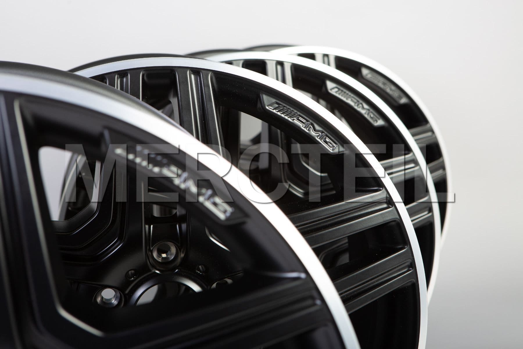 GLS63 AMG Black Alloy Wheels Genuine Mercedes AMG (part number: A16640114007X71)