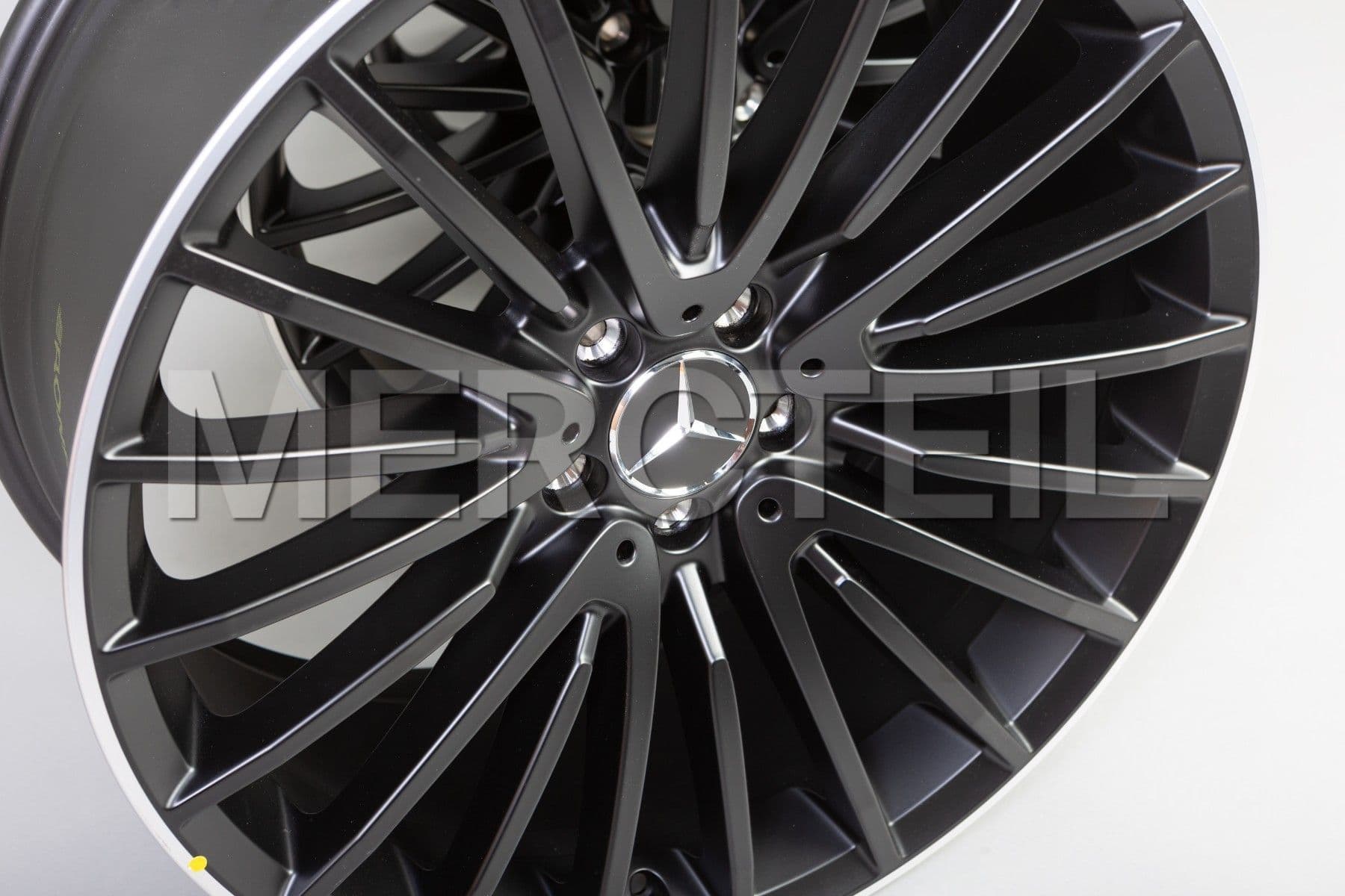 GLS 63 AMG Multi Spoke Black Wheels Genuine Mercedes-AMG (part number:  
A16640133007X71)