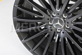 GLS 63 AMG Multi Spoke Black Wheels Genuine Mercedes-AMG (part number:  
A16640133007X71)