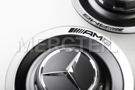 GLS AMG Logo Hubcaps Genuine Mercedes AMG (part number: A00040050009283)