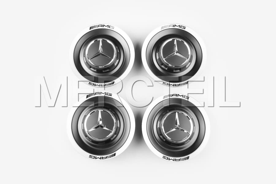 GLS AMG Logo Hubcaps Genuine Mercedes AMG A00040050009283 preview 0