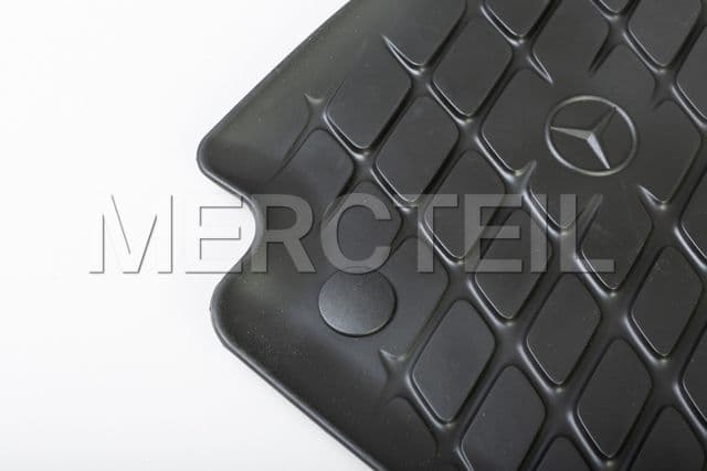 GLS & GLE All-Season Front Rubber Floor Mats Genuine Mercedes Benz preview