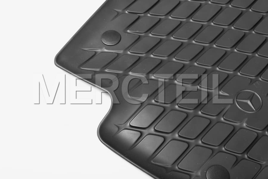 GLS & GLE All-Season Front Rubber Floor Mats Genuine Mercedes Benz preview 0