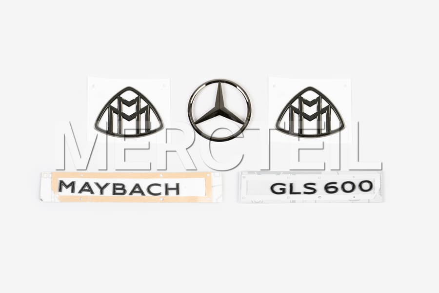 GLS Maybach Night Package Emblem Decal Set X167 Genuine Mercedes Benz preview 0